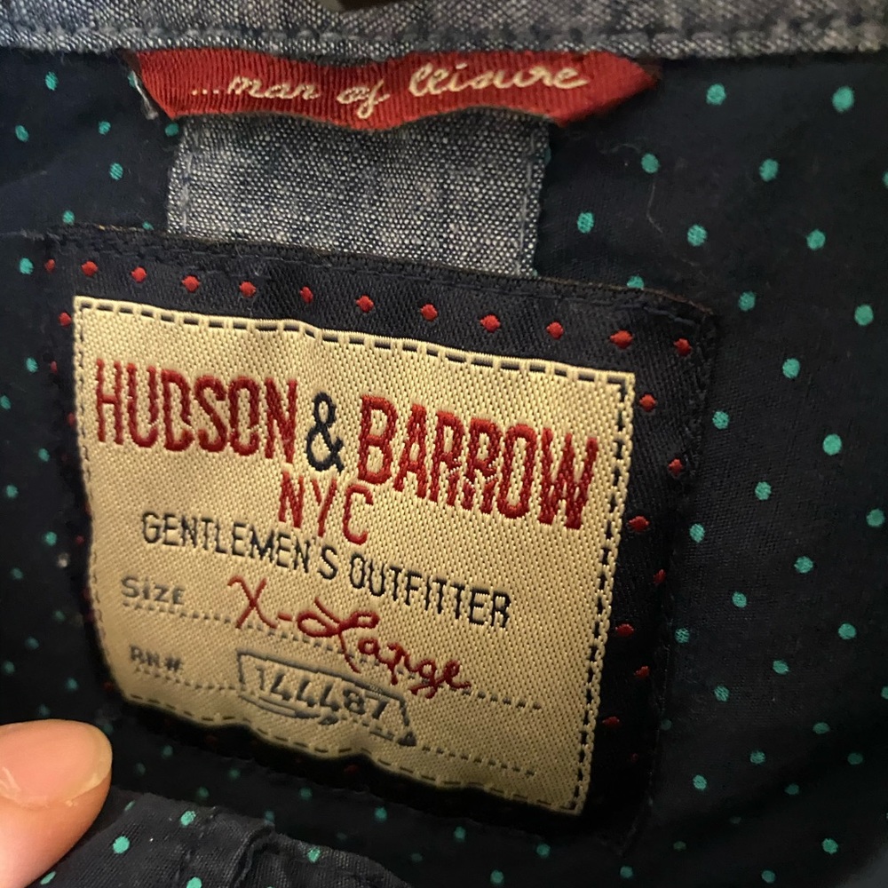 Patterned dress shirt